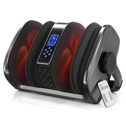 TISSCARE Shiatsu Foot Massager with Heat: Foot Massager for Neuropathy, Plantar Fasciitis, Circulation and Pain Relief - Feet Massager for Massage Foot Calf Ankle Arm.